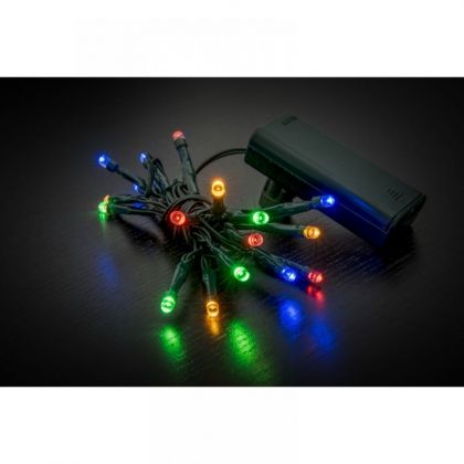 ЛАМПИЧКИ 40LED BATTERY GREEN/MULTI 2M.