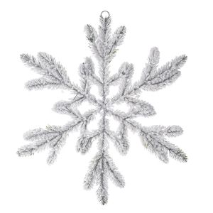  XMAS SNOWFLAKE SNOWY 50CM