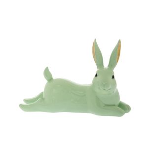 LYING RESIN BUNNY 16,5X7X11CM