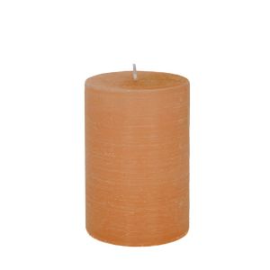 BROWN SCENTED PILLAR CANDLE 7X10CM COFFEE