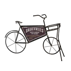 DECO BLACK METAL BICYCLE 159X52X106CM