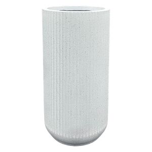 FIBERCLAY POT WHITE COLUMN LARGE Φ41x78cm