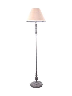 FLOOR LAMP BEIGE BASE+BEIGE SHADE 38*38*154 XLC1510090