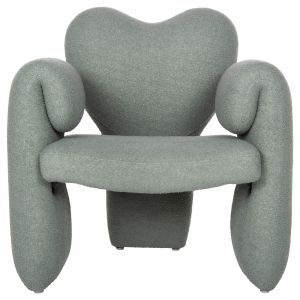 Кресло HARTT HM9777.07 букле цвят шам фъстък 84x74x87Hcm.
