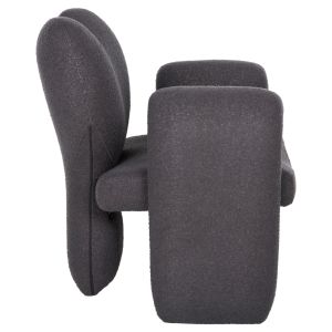 Кресло HARTT HM9777.01 сиво букле 84x74x87Hcm.