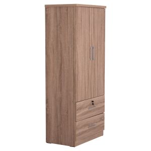 ГАРДЕРОБ С ЧЕКМЕДЖЕТА REINA HM2484.11 МЕЛАМИН В ДЪБ СОНАМА 80x48x183Hcm.