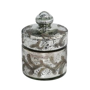 ДЕКОРАТИВНА БОНБОНИЕРА СРЕБЪРЕН ЦВЯТ 9x14cm