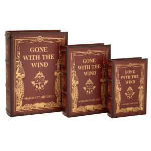 КОМПЛЕКТ 3 КНИГИ-КУТИИ 25X19X6 21X15X5 17X12X4CM
