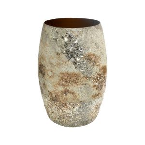 МЕТАЛНА ВАЗА FL26822 ЗЛАТЕН ЦВЯТ 20x29см