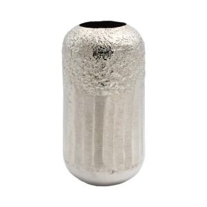 МЕТАЛНА ДЕКОРАТИВНА ВАЗА FL7664 СРЕБРИСТ ЦВЯТ 15x27cm