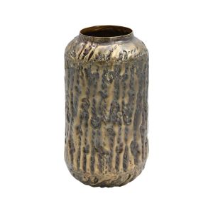 МЕТАЛНА ДЕКОРАТИВНА ВАЗА FL7825 БРОНЗ ЦВЯТ 15x29cm