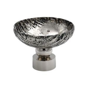 МЕТАЛНА ДЕКОРАТИВНА ЧАША FL7825 СРЕБРИСТ ЦВЯТ 25x20cm