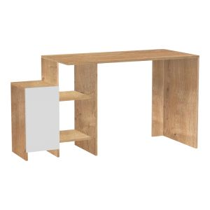 Офис бюро Kely в естествен бял цвят 113x55x74см