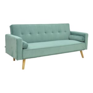 РАЗТЕГАТЕЛЕН ДИВАН SUCCESS 3-МЕСТЕН КАДИФЕН ПЛАТ В МЕНТОВ НЮАНС 190X80X84СМ