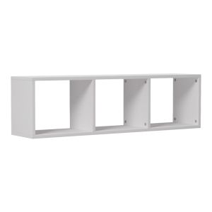 Стенен рафт Mikoro в бял цвят 90x22x25.6см