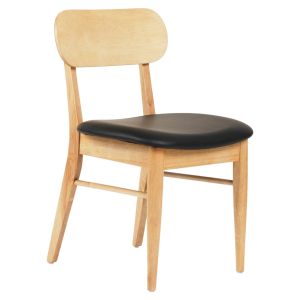 ТРАПЕЗЕН СТОЛ SEKOR .01 КАУЧУКОВО ДЪРВО-ЧЕРНО PU 50x50x80Hcm HM9945