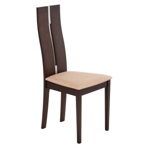 ТРАПЕЗЕН СТОЛ TOWER HM0071.01 МАСИВ В ЦВЯТ ОРЕХ-БЕЖОВ ДАМАС 45x51x103Hcm.