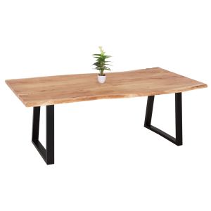 ТРАПЕЗНА МАСА MONTANA .21 АКАЦИЕВО ДЪРВО МАСИВ 4cm ПЛОТ 200x93x74Hcm HM8337