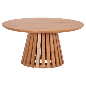 ХОЛНА МАСА FB918024 MDF В СВЕТЪЛ НАТУРАЛЕН ЦВЯТ ДЪРВО Φ80x40.5Hсм.