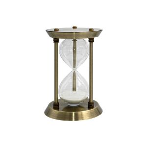 ДЕКОРАТИВЕН ПЯСЪЧЕН ЧАСОВНИК FL501 ЦВЯТ БРОНЗ 15x15x22cm