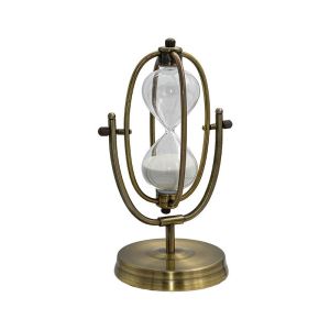 ДЕКОРАТИВЕН ПЯСЪЧЕН ЧАСОВНИК FL519 БРОНЗ ЦВЯТ 12x14x24cm