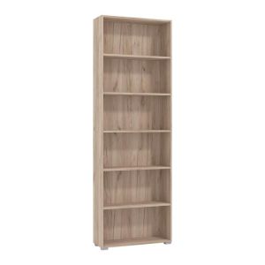 Етажерка TOMAR 6 в цвят сив дъб с размери 70x24,5x211,5см