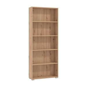 Етажерка за книги TOMAR 5 в цвят занаятчийски дъб, размери 70x24,5x176,5cm