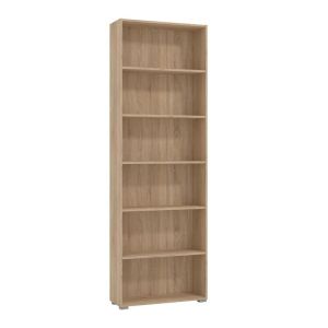 Етажерка за книги TOMAR 6 в цвят сонома, размери 70x24,5x211,5см