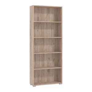 Етажерка ТОМАР 5 в цвят сив дъб с размери 70x24,5x176,5см