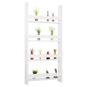 СТЕННИ РАФТОВЕ SANI HM18224.01 МЕЛАМИН В БЯЛО 60x10x120Hcm. (4 РАФТА)