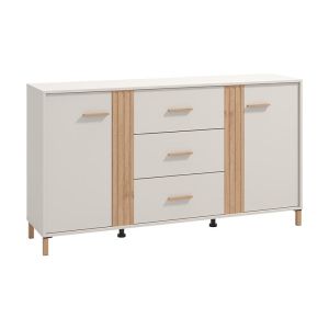 Шкаф Belfort в цвят кашмир-занаятчийски дъб, размери 164x40x90см