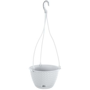 ВИСЯЩА САКСИЯ БЯЛА КРЪГЛА SPLOFY W Φ27x16.6cm 1/5CUB