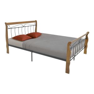 Двойно легло Verpen ���� �� ������ ��������-черен метал 150x200см
