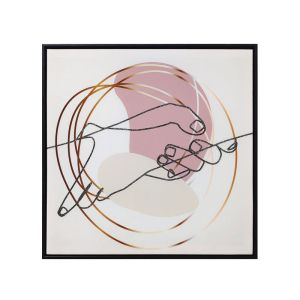 КАРТИНА НА ПЛАТНО СЪС СЪЕДИНЕНА РАМКА - 60x60cm 8/КУТИЯ