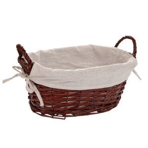КАФЯВА КОШНИЦА С ПОДПЛАТА 34X23X15 СМ