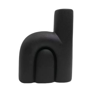 КЕРАМИЧНА ВАЗА ARCON HM4640.02 MATTE BLACK 19.5x7x24.5Hcm.