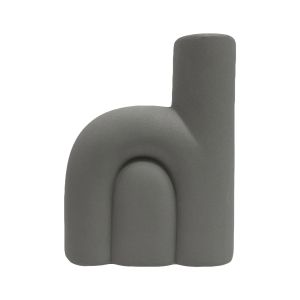 КЕРАМИЧНА ВАЗА ARCON HM4640.03 MATTE GREY 19.5x7x24.5Hcm.