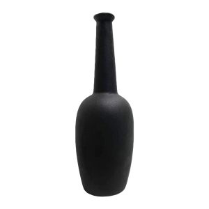 КЕРАМИЧНА ВАЗА ELENDIL HM4592.02 ЧЕРЕН МАТИРАН Φ10x30,5Hcm.
