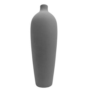 КЕРАМИЧНА ВАЗА GALAD HM4624.03 МАТИРАН СИВ Φ24x70Hcm.