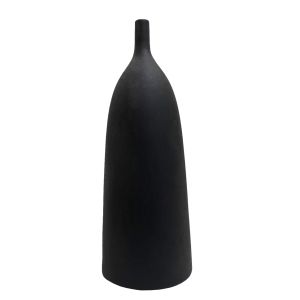 КЕРАМИЧНА ВАЗА GALAD HM4633.02 ЧЕРЕН МАТИРАН Φ18,5x50,5Hcm.