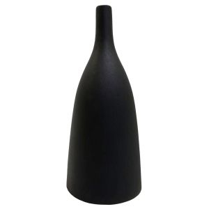 КЕРАМИЧНА ВАЗА GALAD HM4635.02 ЧЕРЕН МАТИРАН Φ14x33,5Hcm.