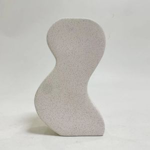 КЕРАМИЧНА ВАЗА СЕРИЯ &quot;SEBOR&quot; HM4590.01 OFF WHITE 13.5x6x21.5Hcm.