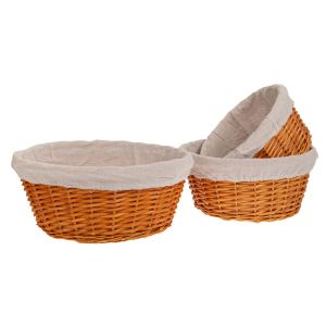 КОМПЛЕКТ 3 НАТУРАЛНА КОШНИЦА С ПОДПЛАТА A:45X20 B:40X19 C:35X18 СМ