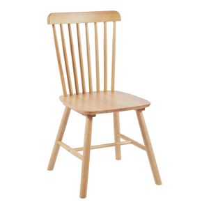 Стол Melia от каучуково дърво в естествен цвят 45x51x87см