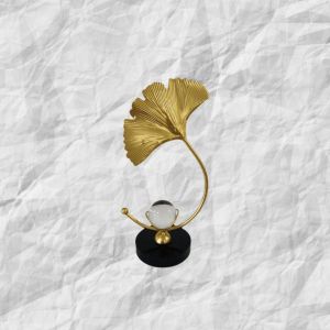 G552 СУВЕНИР GINKO 1 LEAF WITH BOWL