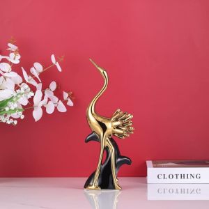G958 СУВЕНИР FLAMINGO BLACK &amp;amp;AMP; GOLD 13.5*8*31.5