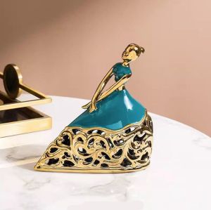 G963 СУВЕНИР LADY GREEN &amp;amp;AMP; GOLD 19*7.5*20