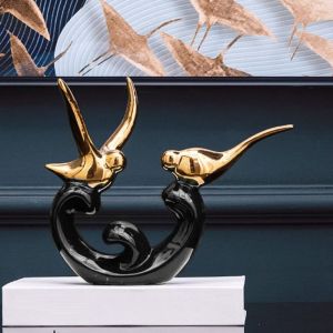G970 СУВЕНИР BIRD BLACK &amp;amp;AMP; GOLD 22.5*11*19