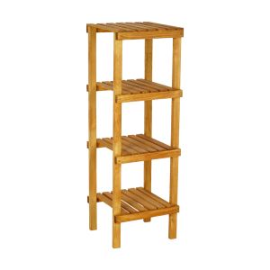 Zangia I 5 етажна етажерка в естествен цвят 36x36x108см