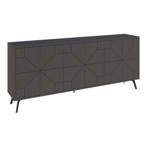 Бюфет Dune в тъмно сив цвят 181x35x77.4см